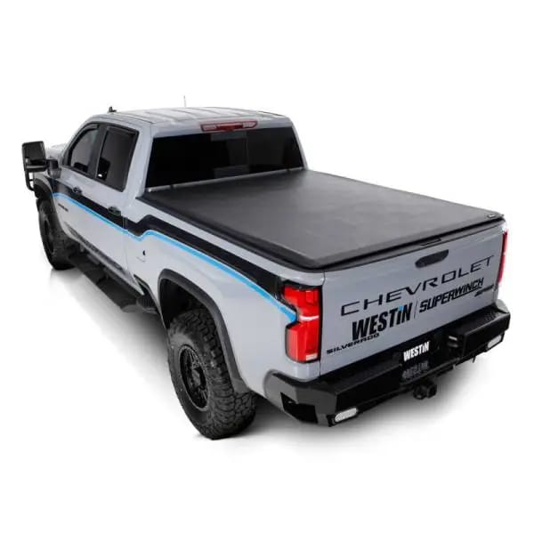 Westin 2024 Chevrolet Silverado 2500HD Soft Roll Tonneau Cover - Black thumbnail 10