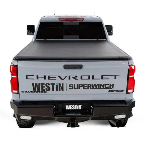 Westin 2024 Chevrolet Silverado 2500HD Soft Roll Tonneau Cover - Black thumbnail 11