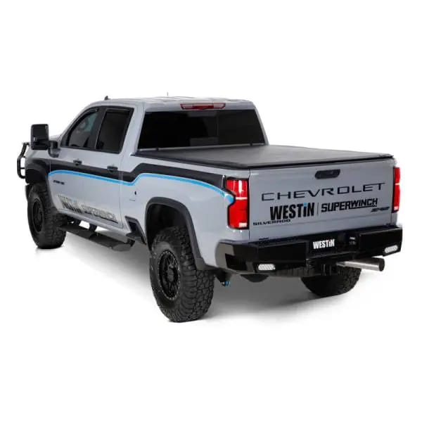 Westin 2024 Chevrolet Silverado 2500HD Soft Roll Tonneau Cover - Black thumbnail 12