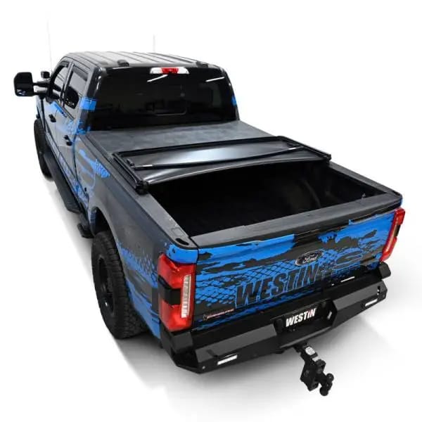 Westin 17-24 Ford F-250/350 Super Duty 6.75ft. Bed Soft Tri-Fold Tonneau Cover - Black thumbnail 16