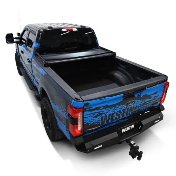 Westin 17-24 Ford F-250/350 Super Duty 6.75ft. Bed Soft Tri-Fold Tonneau Cover - Black thumbnail 17