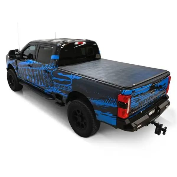 Westin 17-24 Ford F-250/350 Super Duty 6.75ft. Bed Soft Tri-Fold Tonneau Cover - Black thumbnail 18