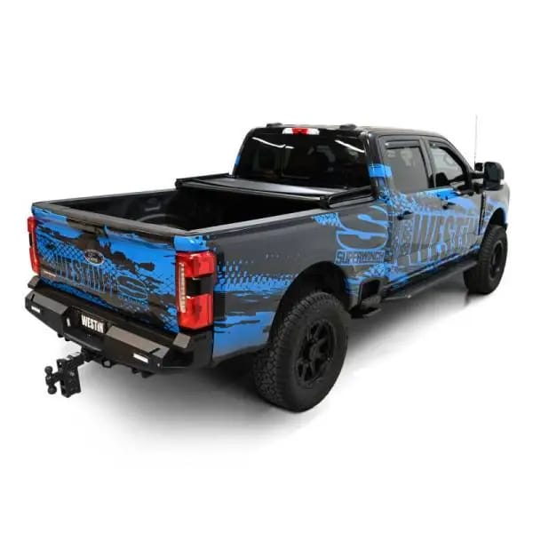Westin 17-24 Ford F-250/350 Super Duty 6.75ft. Bed Soft Tri-Fold Tonneau Cover - Black thumbnail 12