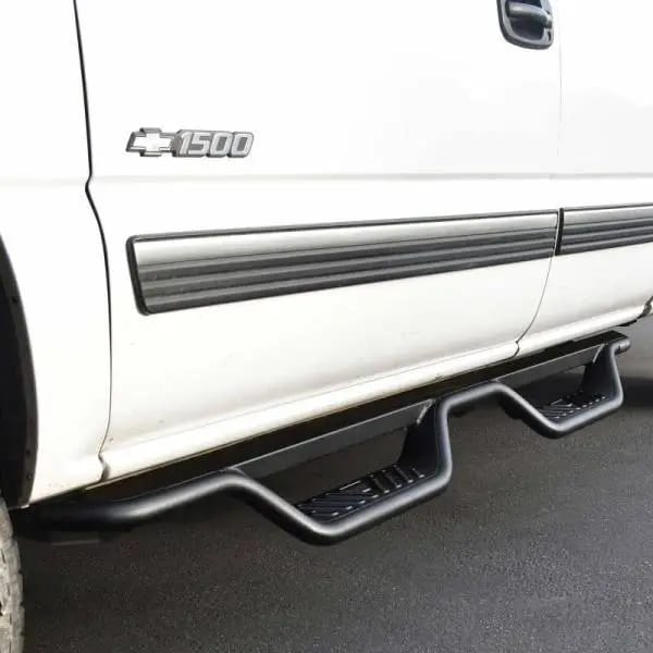 Westin 99-13 Chevrolet Silverado 1500 (Ext. Cab) Outlaw Drop Nerf Step Bars - Textured Black thumbnail 6