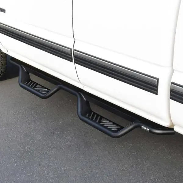 Westin 99-13 Chevrolet Silverado 1500 (Ext. Cab) Outlaw Drop Nerf Step Bars - Textured Black thumbnail 7