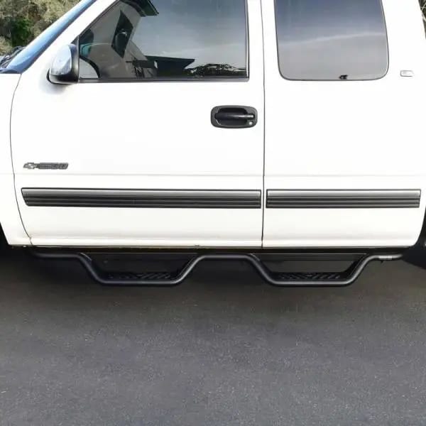 Westin 99-13 Chevrolet Silverado 1500 (Ext. Cab) Outlaw Drop Nerf Step Bars - Textured Black thumbnail 8