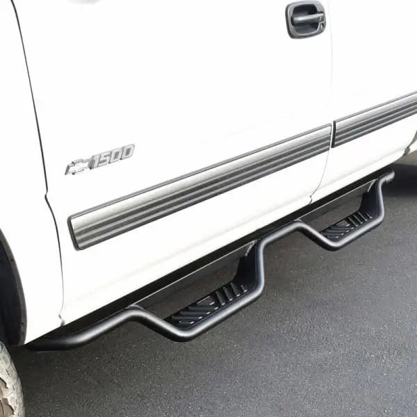 Westin 99-13 Chevrolet Silverado 1500 (Ext. Cab) Outlaw Drop Nerf Step Bars - Textured Black thumbnail 10