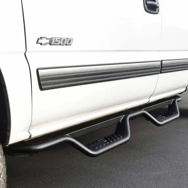 Westin 99-13 Chevrolet Silverado 1500 (Ext. Cab) Outlaw Drop Nerf Step Bars - Textured Black thumbnail 11