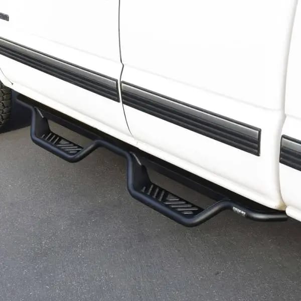 Westin 99-13 Chevrolet Silverado 1500 (Ext. Cab) Outlaw Drop Nerf Step Bars - Textured Black thumbnail 12