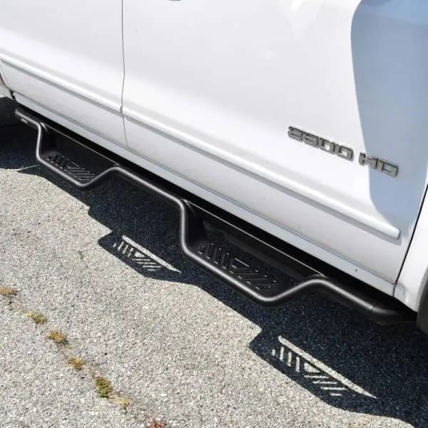 Westin 04-13 Chevrolet Silverado Outlaw Drop Nerf Step Bar - Textured Black thumbnail 3
