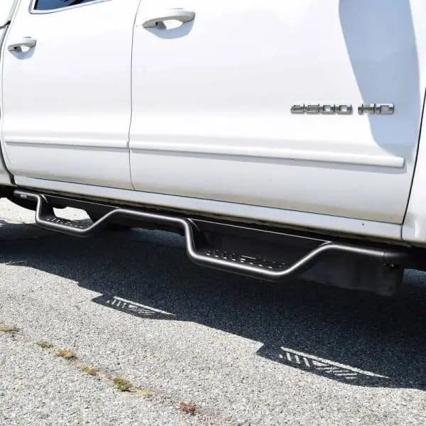 Westin 04-13 Chevrolet Silverado Outlaw Drop Nerf Step Bar - Textured Black thumbnail 4