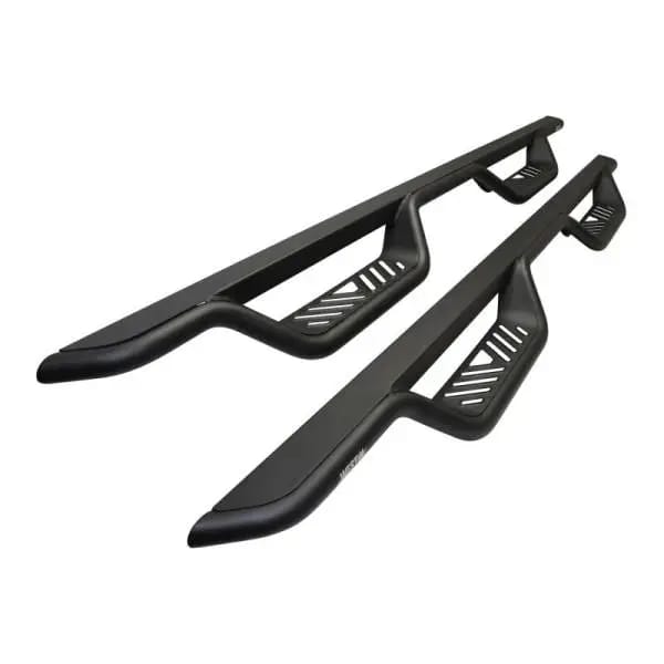 Westin 14-18 Chevrolet Silverado/GMC Sierra Crew Cab Outlaw Nerf Step Bars (Excl. Diesel) -Text. Blk thumbnail 2