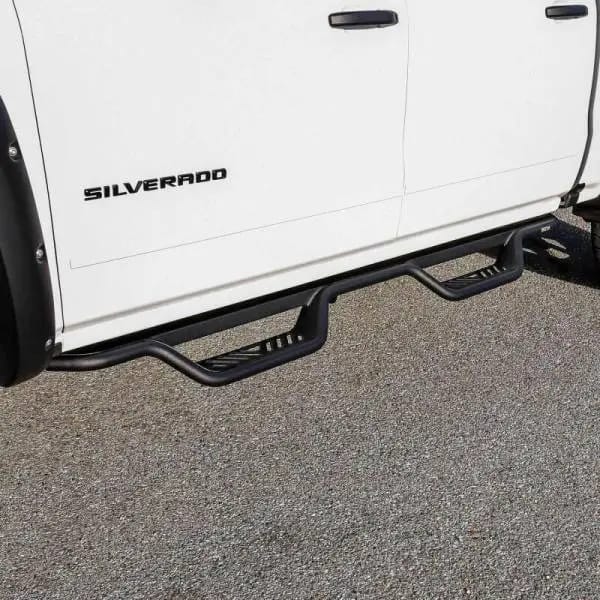 Westin 14-18 Chevrolet Silverado/GMC Sierra Crew Cab Outlaw Nerf Step Bars (Excl. Diesel) -Text. Blk thumbnail 5