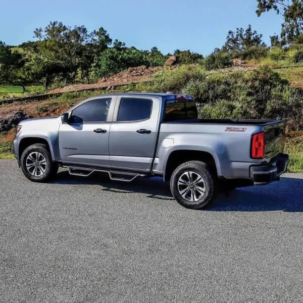 Westin 15-22 Chevrolet Colorado / GMC Canyon Crew Cab Outlaw Nerf Step Bars - Textured Black thumbnail 8