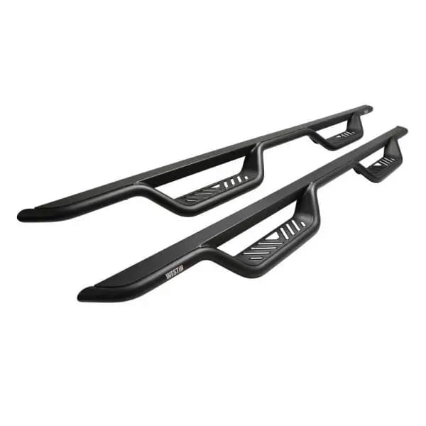 Westin 19-22 Chevrolet Silverado / GMC Sierra Crew Cab Outlaw Nerf Step Bars - Textured Black thumbnail 2