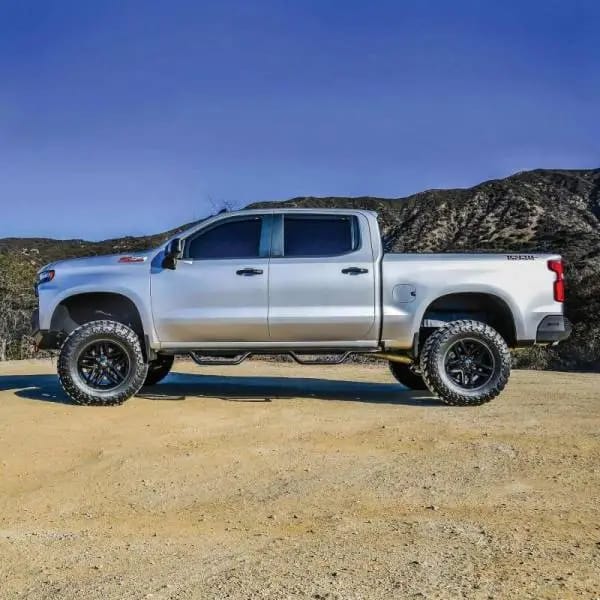 Westin 19-22 Chevrolet Silverado / GMC Sierra Crew Cab Outlaw Nerf Step Bars - Textured Black thumbnail 5