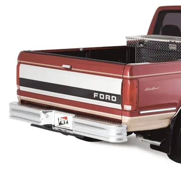Westin/Fey 67-96 F-Series Style Side / 97-98 F-250/350 HD Diamondstep Universal Bumper - Chrome thumbnail 4