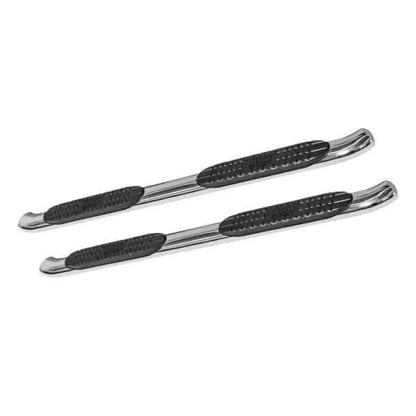 Westin 2007-2013 Chevy Silverado 1500 Reg Cab PRO TRAXX 4 Oval Nerf Step Bars - SS thumbnail 2