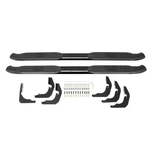 Westin 2014-2018 Chevy Silverado 1500 Reg Cab PRO TRAXX 4 Oval Nerf Step Bars - Black thumbnail 5