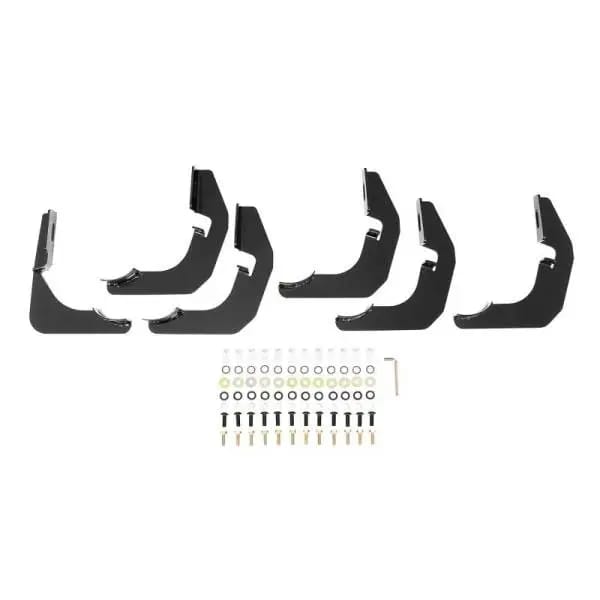 Westin 2014-2018 Chevy Silverado 1500 Reg Cab PRO TRAXX 4 Oval Nerf Step Bars - Black thumbnail 6