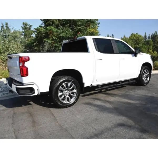 Westin 2019-2026 Chevy Silverado/Sierra 1500 Crew Cab Non LD PRO TRAXX 4 Oval Nerf Step Bars - Black thumbnail 4