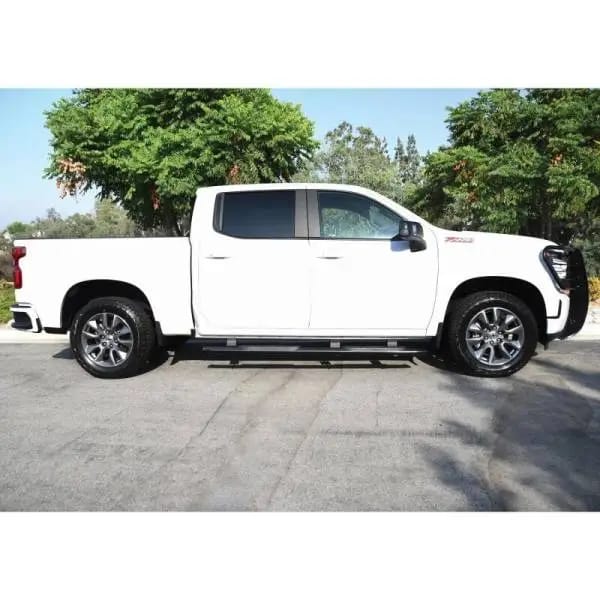 Westin 2019-2026 Chevy Silverado/Sierra 1500 Crew Cab Non LD PRO TRAXX 4 Oval Nerf Step Bars - Black thumbnail 5