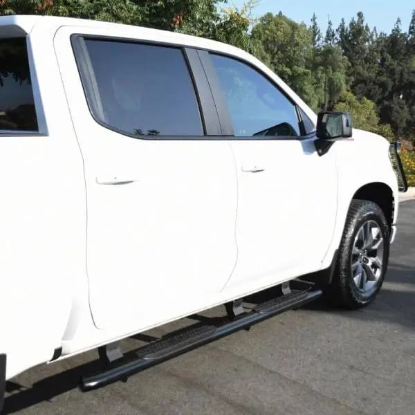 Westin 2019-2026 Chevy Silverado/Sierra 1500 Crew Cab Non LD PRO TRAXX 4 Oval Nerf Step Bars - Black thumbnail 6