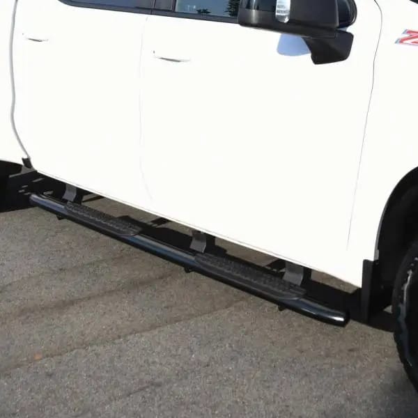 Westin 2019-2026 Chevy Silverado/Sierra 1500 Crew Cab Non LD PRO TRAXX 4 Oval Nerf Step Bars - Black thumbnail 7