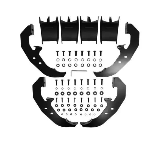 Westin 19-20 Chevrolet Silverado / GMC Sierra 1500 Reg Cab PRO TRAXX 4 Oval Nerf Step Bars - Black thumbnail 5