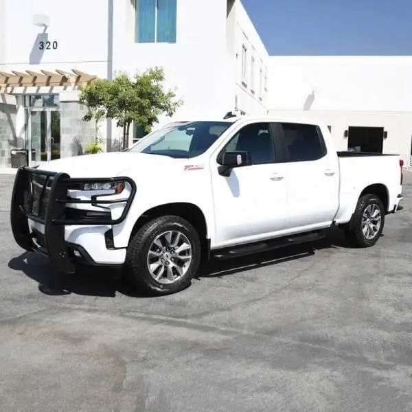 Westin 2019 Chevrolet Silverado/Sierra 1500 Crew Cab Platinum 4 Oval Nerf Step Bars - Black thumbnail 4