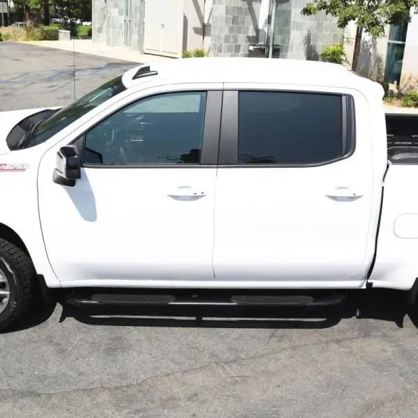 Westin 2019 Chevrolet Silverado/Sierra 1500 Crew Cab Platinum 4 Oval Nerf Step Bars - Black thumbnail 5