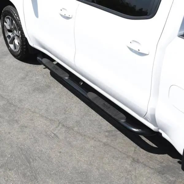 Westin 2019 Chevrolet Silverado/Sierra 1500 Crew Cab Platinum 4 Oval Nerf Step Bars - Black thumbnail 6