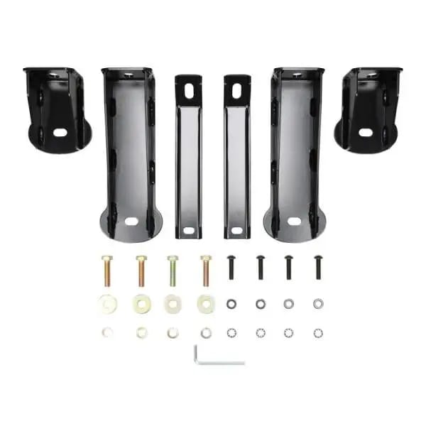 Westin 2019 Chevrolet Silverado/Sierra 1500 Crew Cab Platinum 4 Oval Nerf Step Bars - Black thumbnail 10
