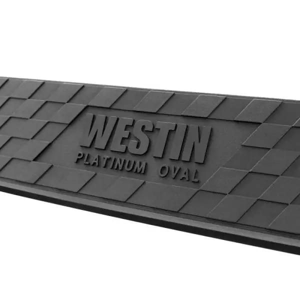 Westin 2019 Chevrolet Silverado/Sierra 1500 Crew Cab Platinum 4 Oval Nerf Step Bars - Black thumbnail 11