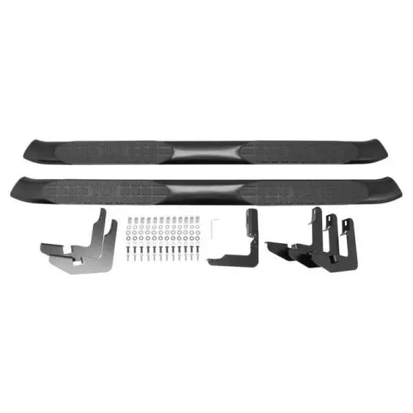 Westin 1999-2016 Ford F-250/350/450/550 Crew Cab PRO TRAXX 5 Oval Nerf Step Bars - Black thumbnail 6