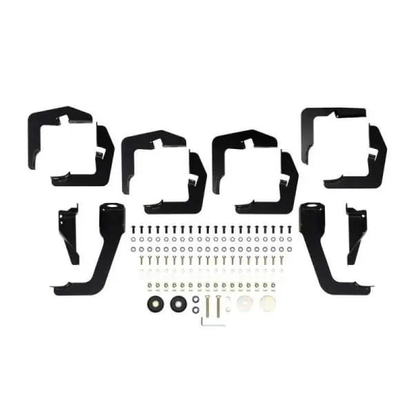 Westin 99-16 Ford F-250/350/450/550 Crew Cab (6.75 ft Bed) PRO TRAXX 5 WTW Oval Nerf Step Bars - Blk thumbnail 7