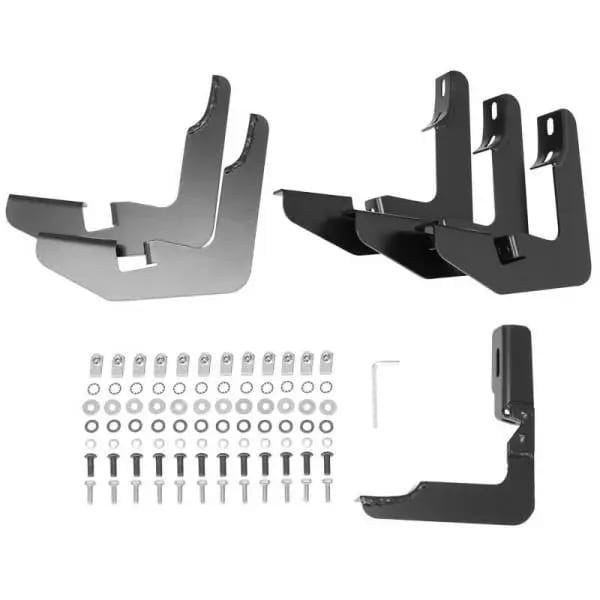 Westin 2014-2018 Chevrolet/GMC Silverado Sierra 1500 Dbl Cab PRO TRAXX 5 Oval Nerf Step Bars - Black thumbnail 6