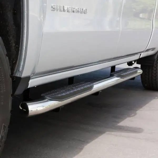 Westin 2014-2018 Chevy Silverado 1500 Crew Cab PRO TRAXX 5 Oval Nerf Step Bars - SS thumbnail 4