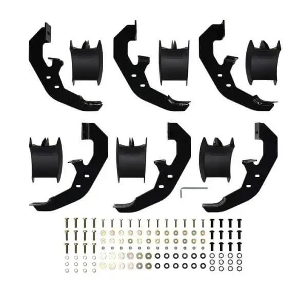 Westin 19-20 Chevrolet Silverado/GMC Sierra 1500 Double Cab PRO TRAXX 5 Oval Nerf Step Bars - Black thumbnail 9