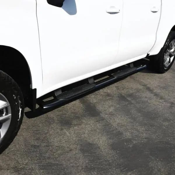 Westin 2019 Chevrolet Silverado/Sierra 1500 Crew Cab Non LD PRO TRAXX 5 Oval Nerf Step Bars - Black thumbnail 4