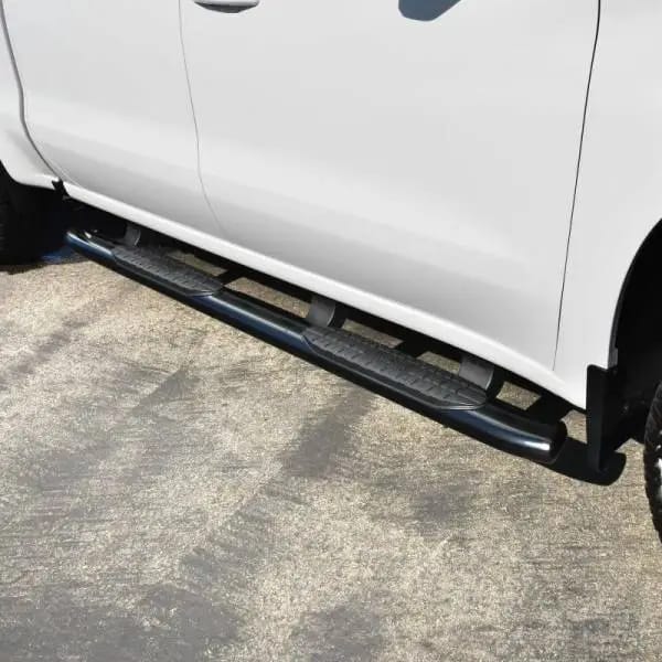Westin 2019 Chevrolet Silverado/Sierra 1500 Crew Cab Non LD PRO TRAXX 5 Oval Nerf Step Bars - Black thumbnail 5