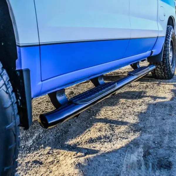 Westin 2019 Chevrolet Silverado/Sierra 1500 Crew Cab Non LD PRO TRAXX 5 Oval Nerf Step Bars - Black thumbnail 6