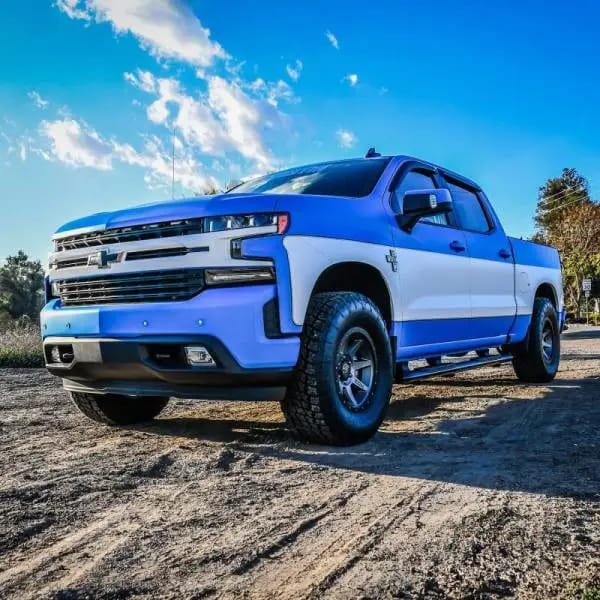 Westin 2019 Chevrolet Silverado/Sierra 1500 Crew Cab Non LD PRO TRAXX 5 Oval Nerf Step Bars - Black thumbnail 7