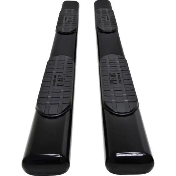 Westin 19-21 Chevrolet Silverado Crew Cab PRO TRAXX 6 Oval Nerf Step Bars - Black thumbnail 3