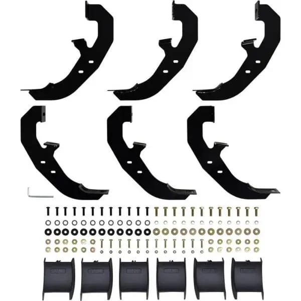 Westin 19-21 Chevrolet Silverado Crew Cab PRO TRAXX 6 Oval Nerf Step Bars - Black thumbnail 10