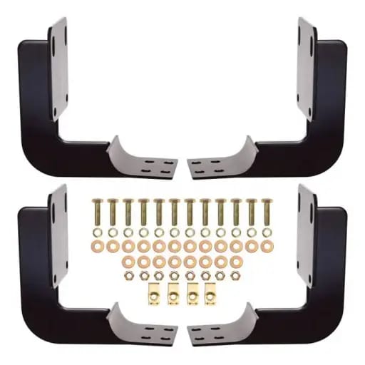 Westin 99-16 Ford F-250/350/450/550HD Reg/Supr Cab/Crew Premier Oval Nerf Step Bar Mount Kit - Blk