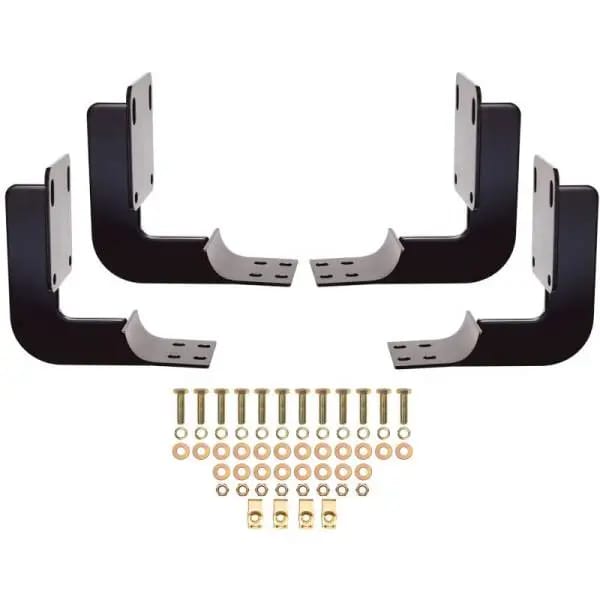 Westin 99-16 Ford F-250/350/450/550HD Reg/Supr Cab/Crew Premier Oval Nerf Step Bar Mount Kit - Blk thumbnail 2