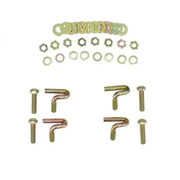 Westin 99-14 Chevy Silv 2500/3500 Reg/Ext Cab Premier Oval Nerf Step Bar Mount Kit - Blk thumbnail 2