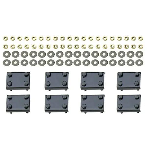 Westin 1999-2013 Chevy Silverado 1500 Reg Cab Premier Oval Nerf Step Bar Mount Kit - Black