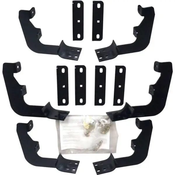 Westin 2015-2018 Chevrolet/GMC Colorado/Canyon Crew Cab Premier Oval Nerf Step Bar Mount Kit - Black thumbnail 2